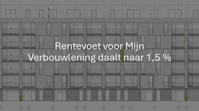 Rentevoet voor Mijn Verbouwlening daalt naar 1,5 % - Original Immo