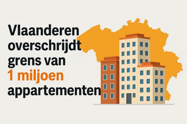 Vlaanderen overschrijdt grens van 1 miljoen appartementen: “Professionele syndici roepen op: hoog tijd dat het beleid de realiteit bijbeent” - Original Immo